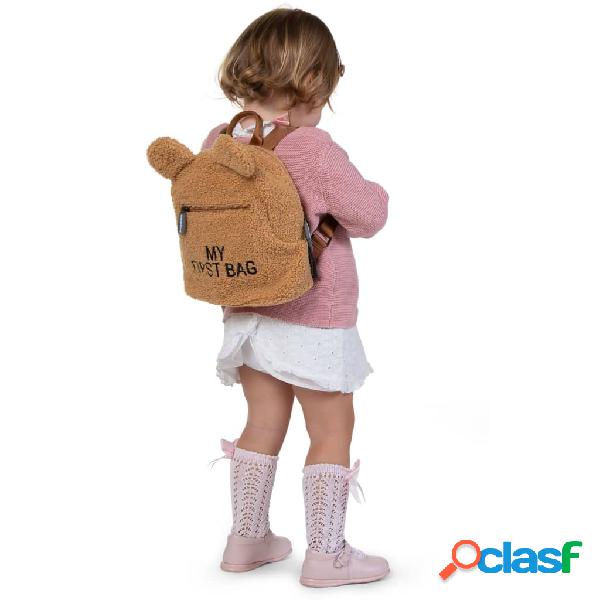 CHILDHOME Mochila infantil My First Bag osito beige