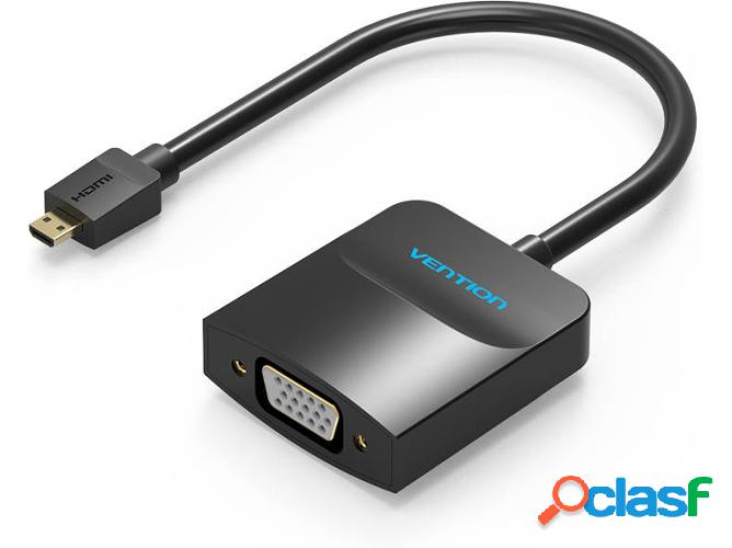 Cable Adaptador VENTION convertidor Micro HDMI para VGA. con