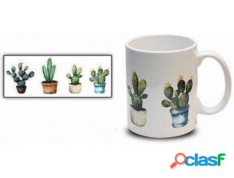 Café HOGAR Y MÁS Cactu Mug Desayuno Originale Para Regalar