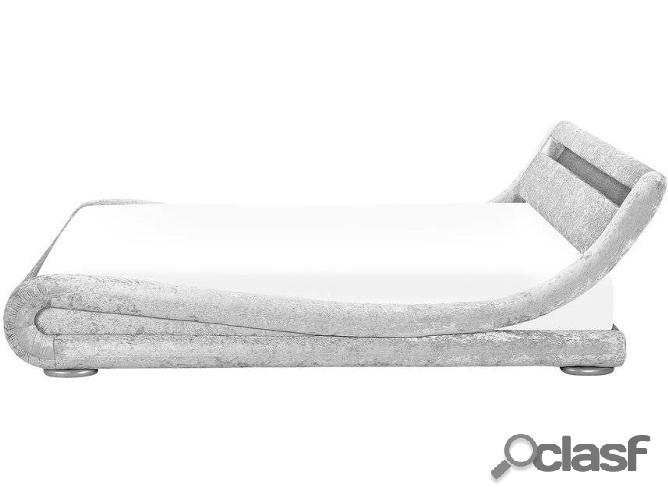 Cama LED BELIANI Avignon (Compatible con Colchón: 180x200