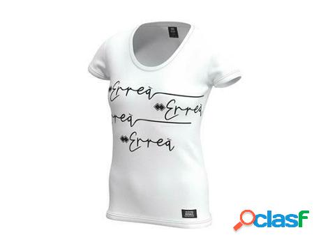 Camiseta ERREA Essential 2022 Logo Script Mc Blanco (Mujer -