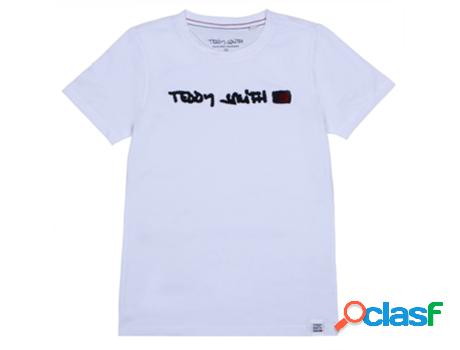 Camiseta TEDDY SMITH Tclap Blanco (Hombre - Tam: 6 ans)