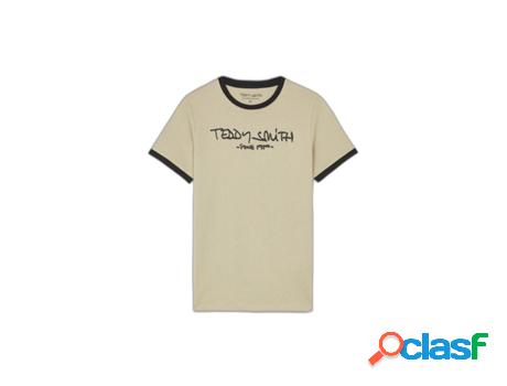 Camiseta TEDDY SMITH Ticlass 3 Beige (Hombre - Tam: 10 ans)