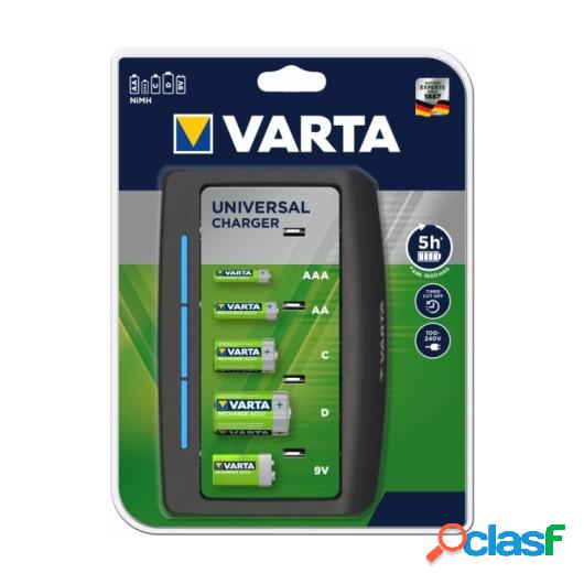 Cargador Pilas Univ Dig. Varta