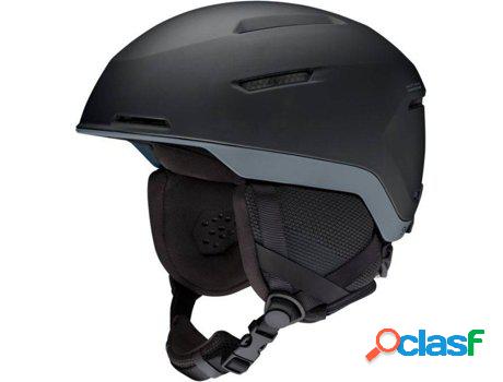 Casco SMITH E00516 (Adultos Unisex - Matte Charcoal Black -