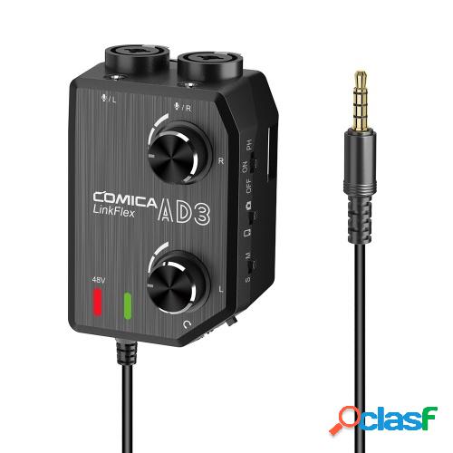 CoMica LINKFLEX AD3 Dos canales XLR / 3.5mm / 6.35mm-3.5mm