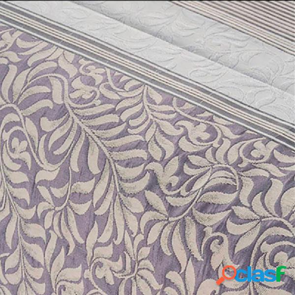 Colcha Edredon Jacquard. Modelo Velvet - Morado / Cama 160