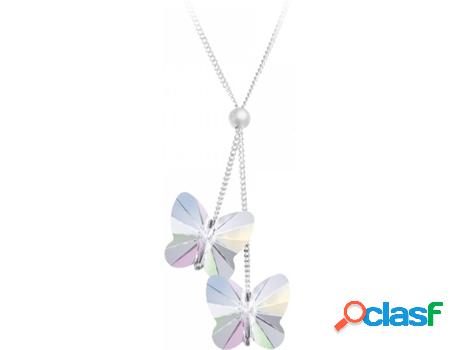 Collar SC_CRYSTAL Cristales (bañado a rodio - Blanco - 41