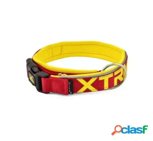 Collar X-trm Neon Flash Rojo 28-35cm x 15mm Nayeco