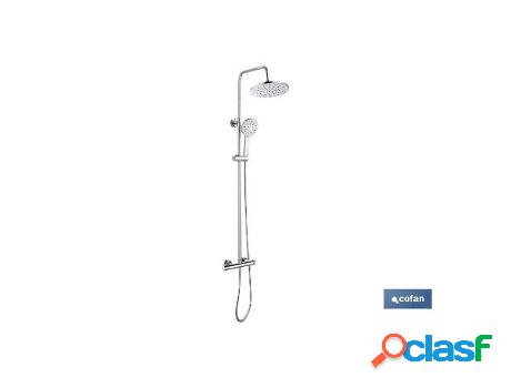Columna ducha 5 funciones grifo termostático