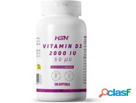Complemento Alimentar HSN Vitamina D3 2000Ui (120 perlas)