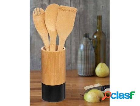 Complemento De Cocina HOGAR Y MÁS Utensilio De Madera Con