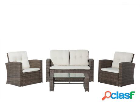 Conjunto de jardín 51951 (Marrón - Polietileno -61x128x77