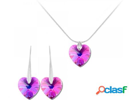 Conjuntos SC_CRYSTAL Cristales (bañado a rodio - Morado -