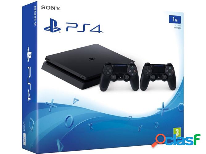 Consola PS4 Slim 1TB Negro + 2º DualShock 4
