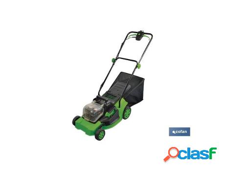 Cortacesped eléctrico con ruedas 36v 3200 rpm 5 posiciones