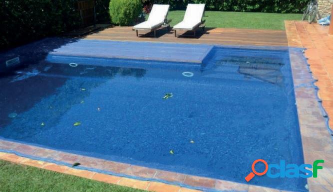 Cubierta de malla para piscina 4x8 Leaf Pool Cover