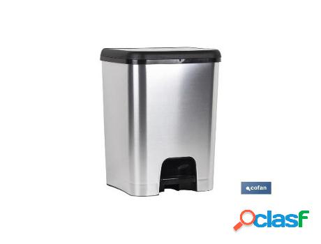 Cubo pedal class metalizado 26 l