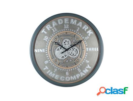 Decor And Go Reloj Pared hecho de Metal Tipo Industrial de
