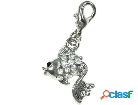 Dije SC_CRYSTAL (bañado a rodio - 17 mm x 17 mm)