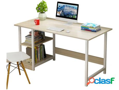 Escritorio INSNA Estudio Marrón (100x40x72 cm - Acero y