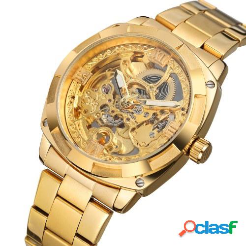 FORSINING Reloj mecánico automático para hombre con reloj