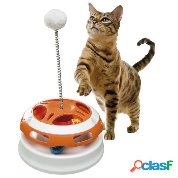 Ferplast Juguete para gatos tipo carrusel Vertigo naranja