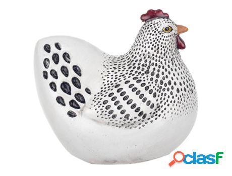 Figura de Animal Blanco de Resina 13*10*14cm