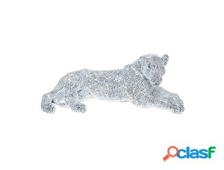 Figura de Animal Plateado de Resina 22*30*64cm Figura