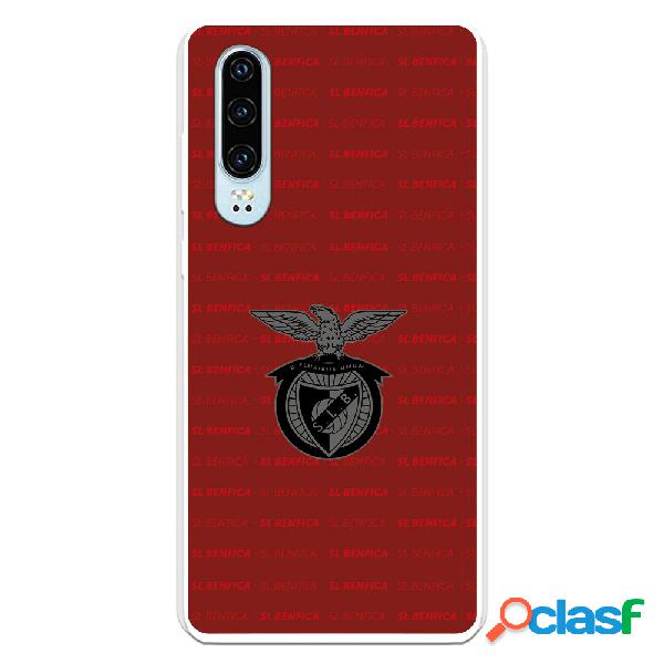 Funda para Huawei P30 del Escudo Fondo Granate - Licencia