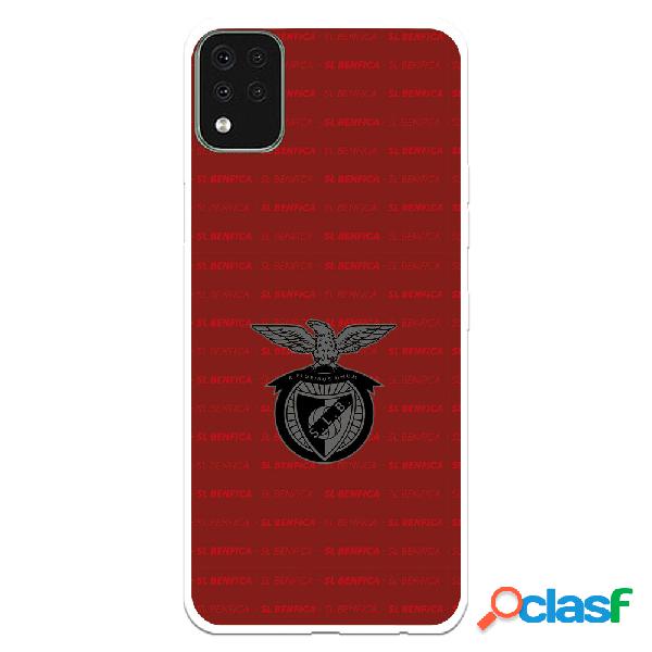 Funda para LG K42 del Escudo Fondo Granate - Licencia