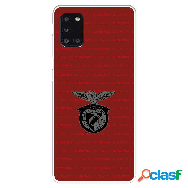 Funda para Samsung Galaxy A31 del Escudo Fondo Granate -