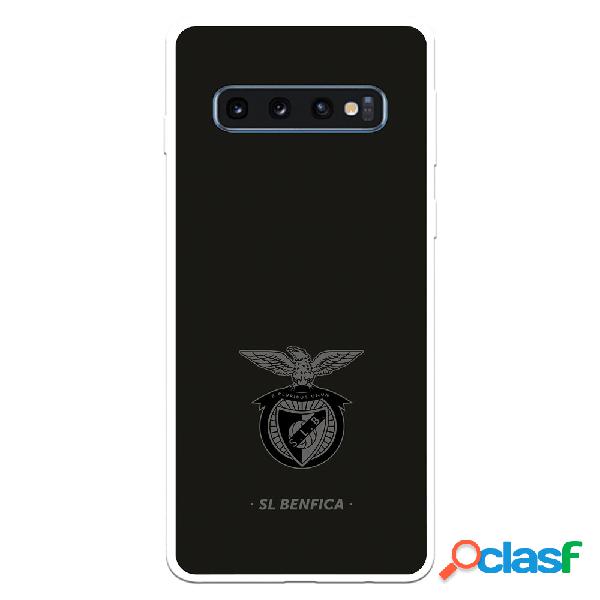 Funda para Samsung Galaxy S10 Plus del Escudo Fondo Negro -
