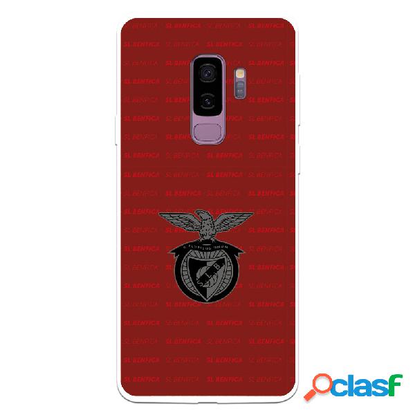 Funda para Samsung Galaxy S9 Plus del Escudo Fondo Granate -