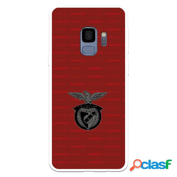 Funda para Samsung Galaxy S9 del Escudo Fondo Granate -