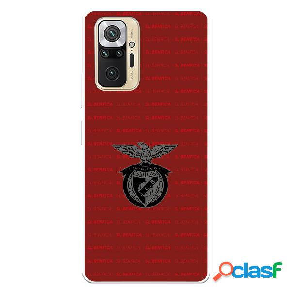 Funda para Xiaomi Redmi Note 10 Pro del Escudo Fondo Granate