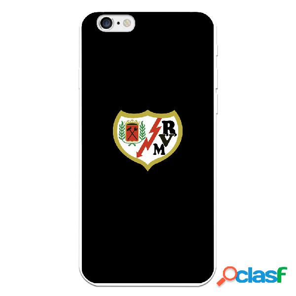 Funda para iPhone 6 del Rayo Vallecano Escudo Fondo Negro -