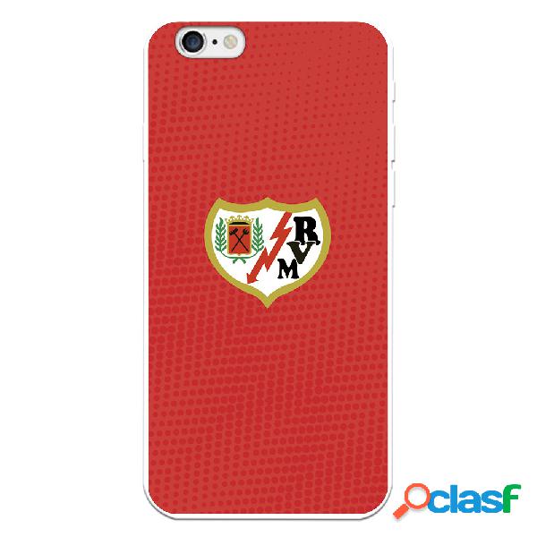 Funda para iPhone 6 del Rayo Vallecano Escudo Fondo Rojo -