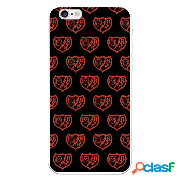 Funda para iPhone 6 del Rayo Vallecano Escudo Patron Fondo