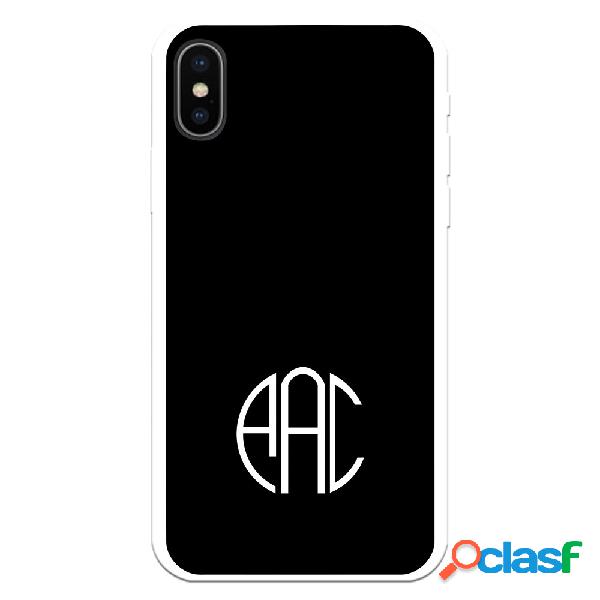 Funda para iPhone X del Académica de Coimbra Iniciales -