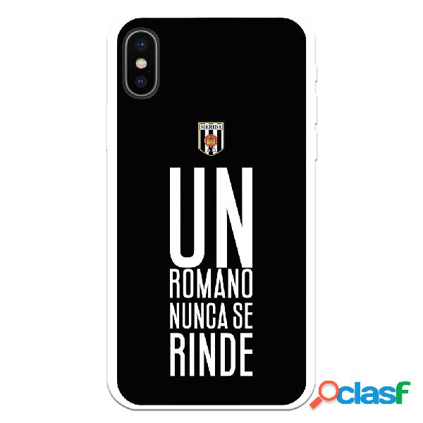 Funda para iPhone X del Mérida Frase Fondo Negro - Licencia