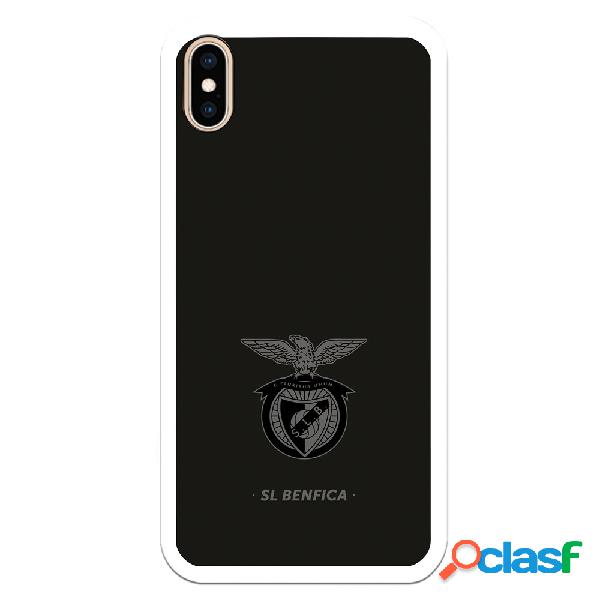 Funda para iPhone XS Max del Escudo Fondo Negro - Licencia