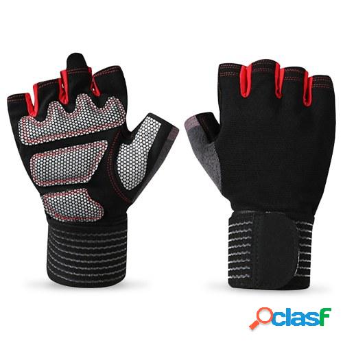 Guantes de dedo cortos Deportes al aire libre Guantes de