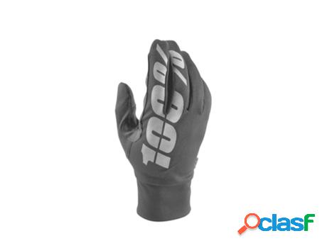 Guantes para 100% Hydromatic Waterproof Glove Black Negro