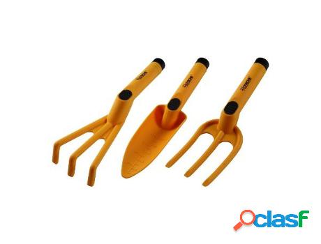 Jgo.3 herramientas jardineria plastico