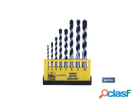Jgo de 5 brocas especial para granito