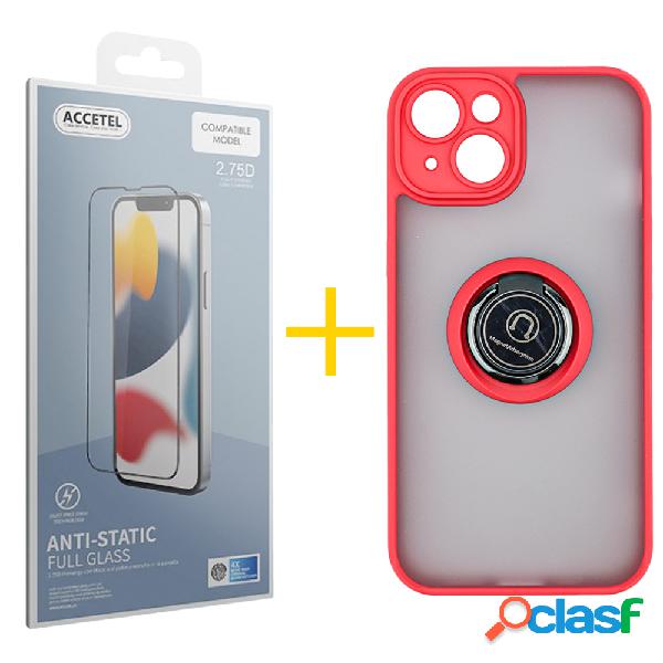 Juego 1 X Película de Vidrio Templado Antiestático y Funda