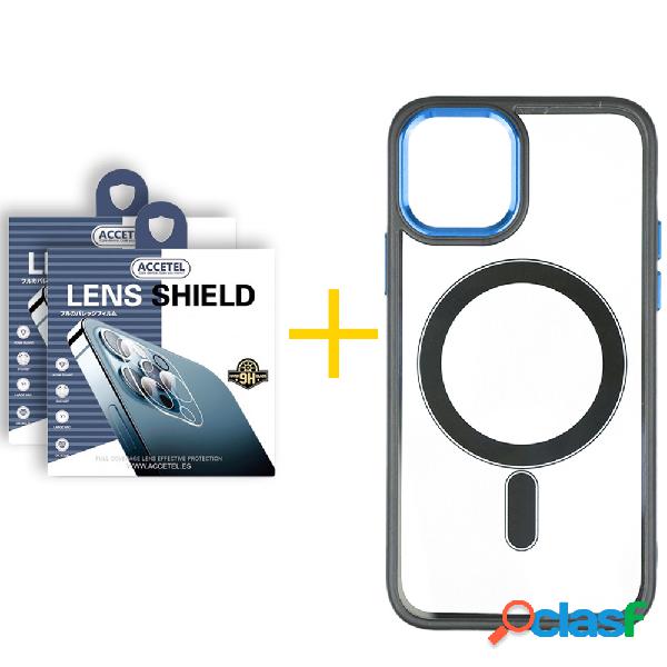 Juego 2 X Película de Cámara trasera y Funda ACCETEL por