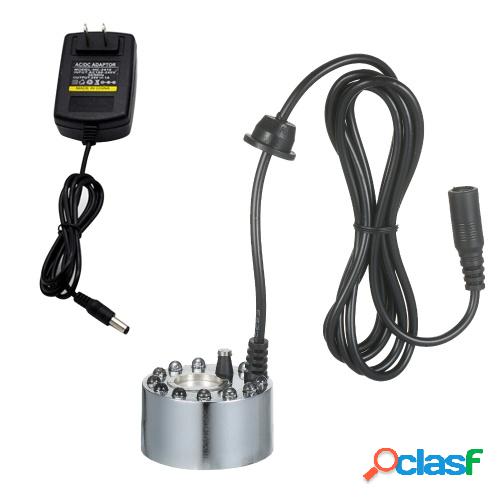 KKmoon 24V 24W Ultrasonic Mist Maker con 12 lámparas LED