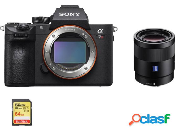 Kit Cámara Mirrorless SONY A7R III + SEL 55MM F1.8 ZA +